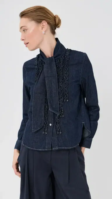 TWP Connor Button Down Indigo Resin | Thumbnail 2