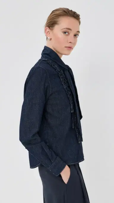 TWP Connor Button Down Indigo Resin | Thumbnail 4