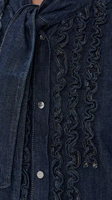 TWP Connor Button Down Indigo Resin | Thumbnail 6