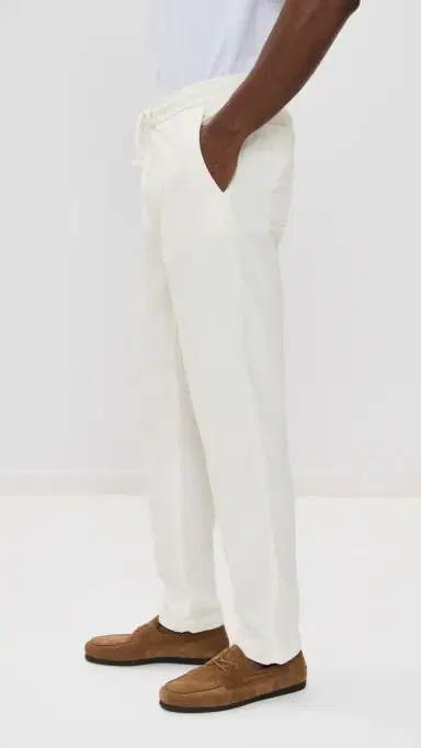 Marine Layer Saturday Stretch Beach Pants White | Thumbnail 4 Marine Layer Saturday Stretch Beach Pants White | Thumbnail 4