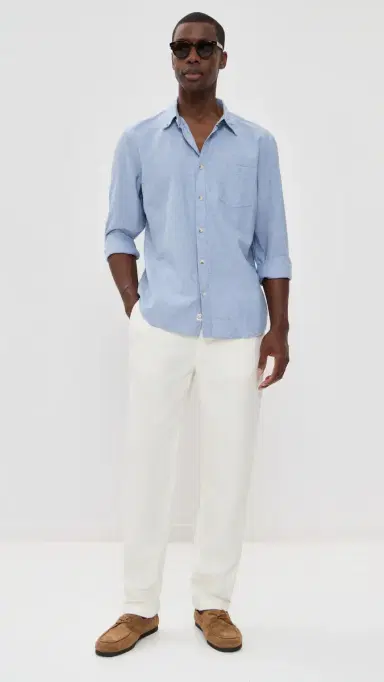 Marine Layer Saturday Stretch Beach Pants White | Thumbnail 5 Marine Layer Saturday Stretch Beach Pants White | Thumbnail 5
