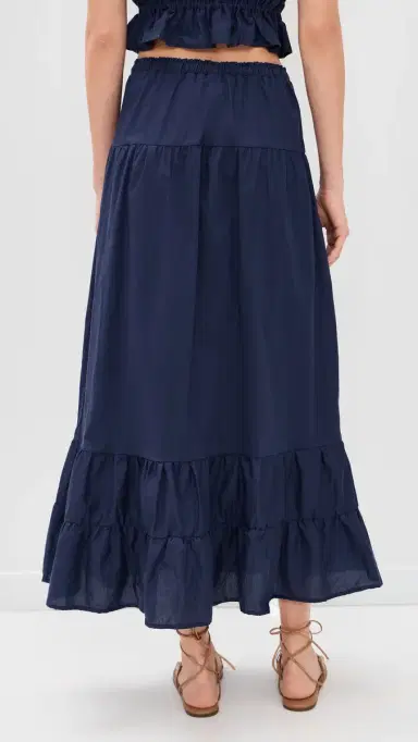 Peixoto Riley Maxi Skirt Navy | Thumbnail 3