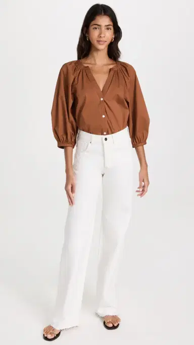 Staud New Dill Top Tan XL | Thumbnail 6