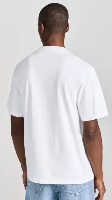AGOLDE Asha Mock Neck Tee White | Thumbnail 3 AGOLDE Asha Mock Neck Tee White | Thumbnail 3