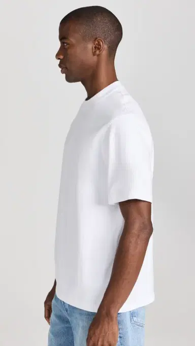 AGOLDE Asha Mock Neck Tee White | Thumbnail 4 AGOLDE Asha Mock Neck Tee White | Thumbnail 4