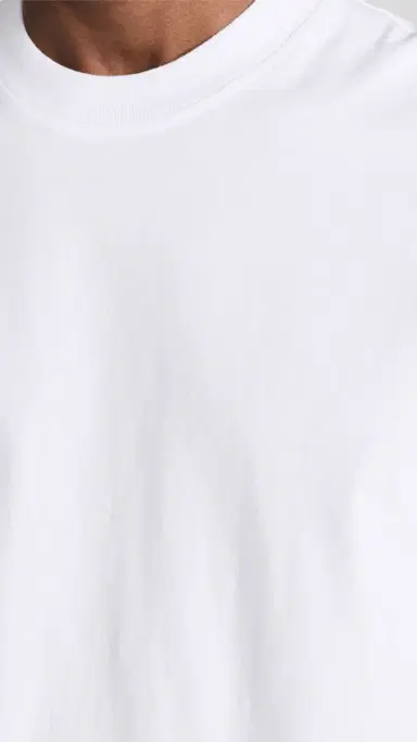 AGOLDE Asha Mock Neck Tee White | Thumbnail 6 AGOLDE Asha Mock Neck Tee White | Thumbnail 6