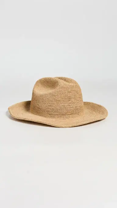 Brixton Odessa Straw Packable Cowboy Hat | Thumbnail 2