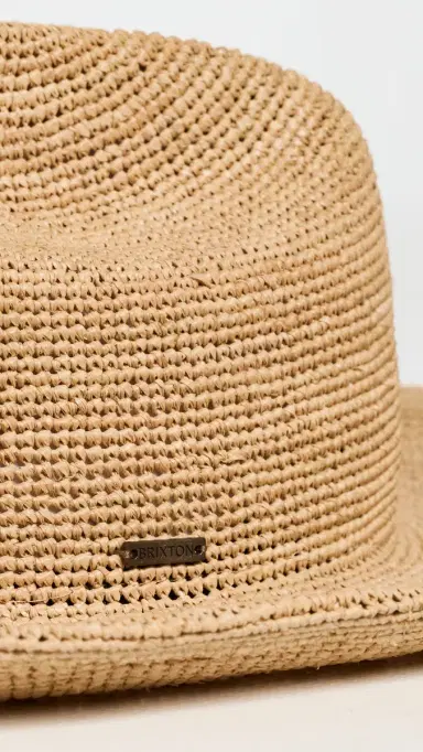 Brixton Odessa Straw Packable Cowboy Hat | Thumbnail 4