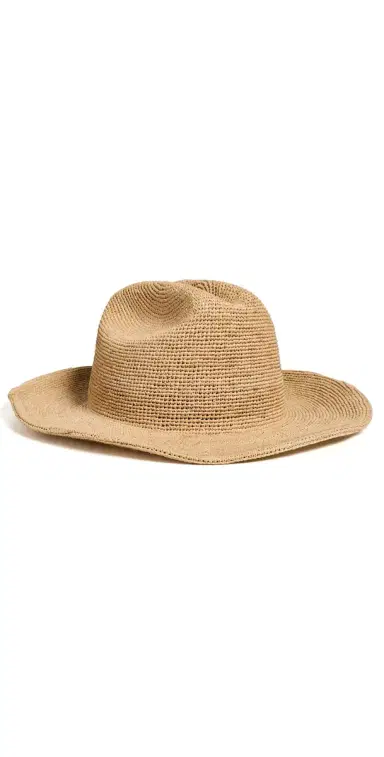 Brixton Odessa Straw Packable Cowboy Hat | Thumbnail 1