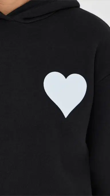 SPRWMN Heart Hoodie Black | Thumbnail 6 SPRWMN Heart Hoodie Black | Thumbnail 6