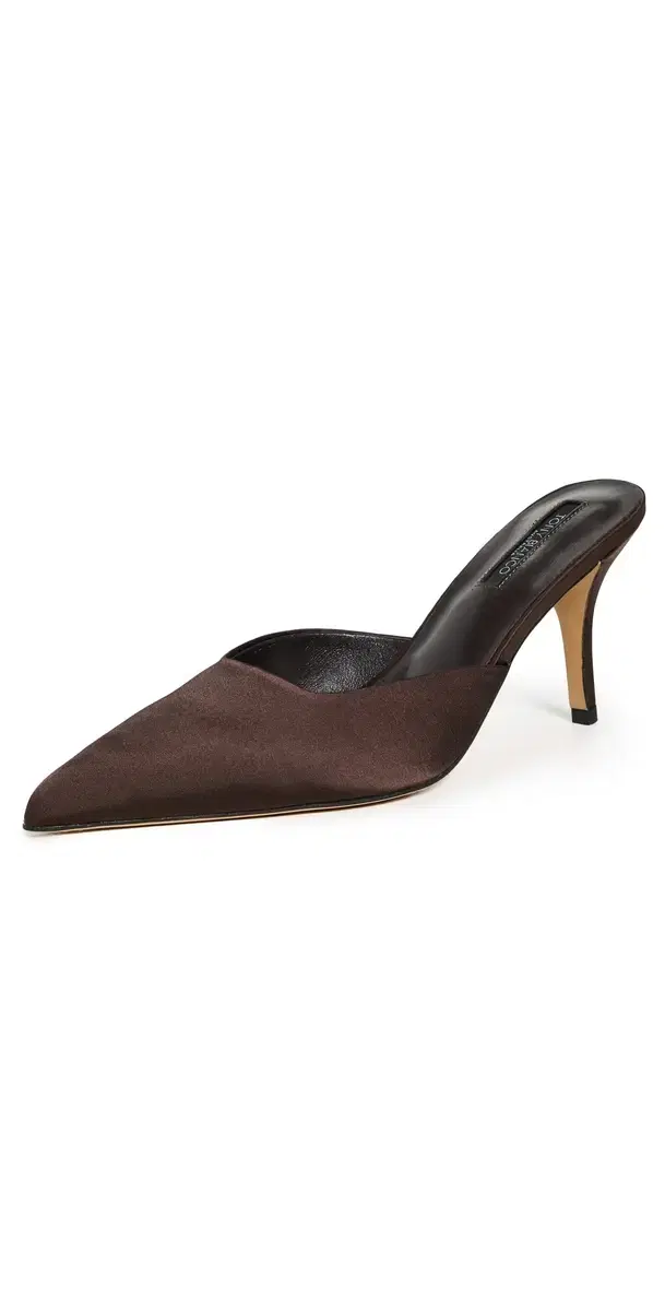 Cosmic Mules Choc Satin
