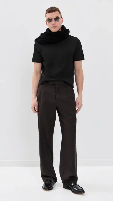 Theory Precise Rib Cotton Tee Black L | Thumbnail 6 Theory Precise Rib Cotton Tee Black L | Thumbnail 6