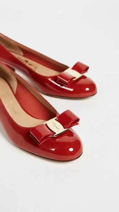 Ferragamo Vara Low Heel Pumps | Thumbnail 6