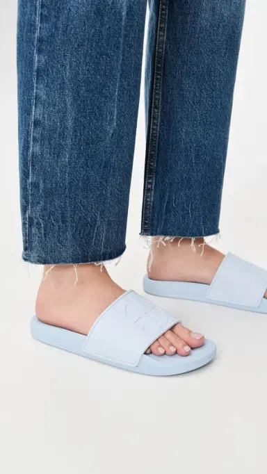 ANINE BING Isla Slides Pale Blue | Thumbnail 3