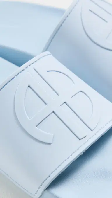 ANINE BING Isla Slides Pale Blue | Thumbnail 6