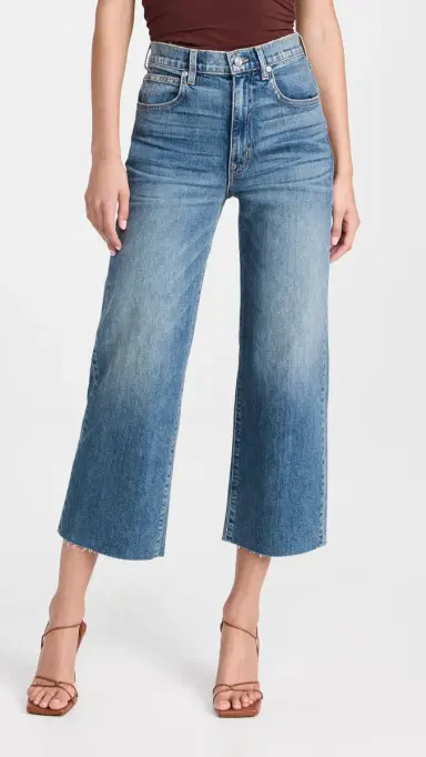 SLVRLAKE Grace Crop Jeans Blue Bird 24 | Thumbnail 2