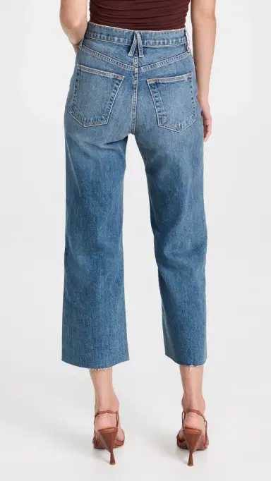 SLVRLAKE Grace Crop Jeans Blue Bird 24 | Thumbnail 3