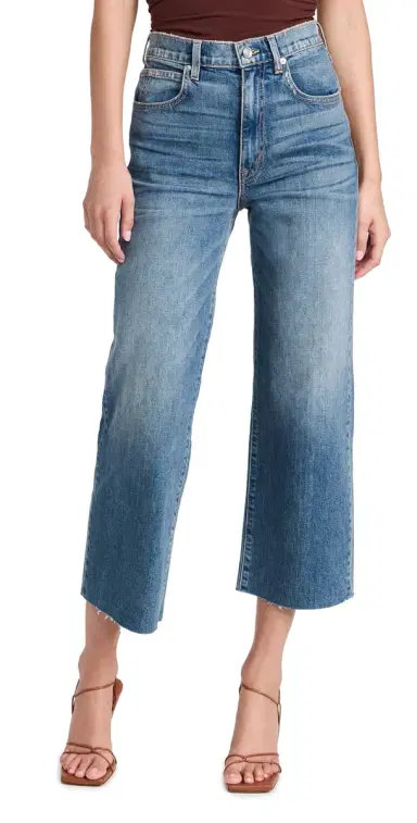 SLVRLAKE Grace Crop Jeans Blue Bird 24 | Thumbnail 1