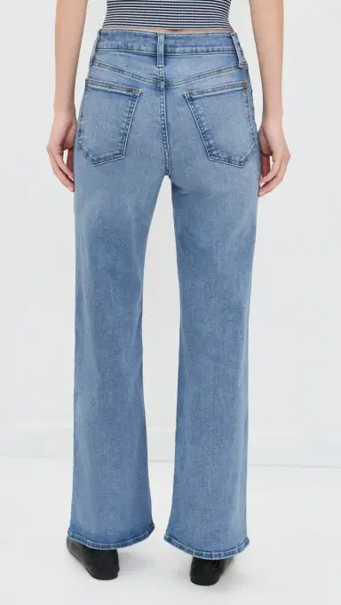 Madewell The Wide Leg Jeans Coastal Blue Wash | Thumbnail 3 Madewell The Wide Leg Jeans Coastal Blue Wash | Thumbnail 3