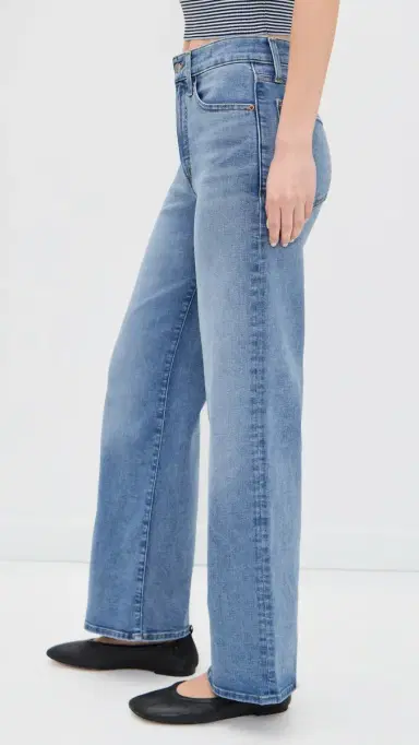 Madewell The Wide Leg Jeans Coastal Blue Wash | Thumbnail 4 Madewell The Wide Leg Jeans Coastal Blue Wash | Thumbnail 4
