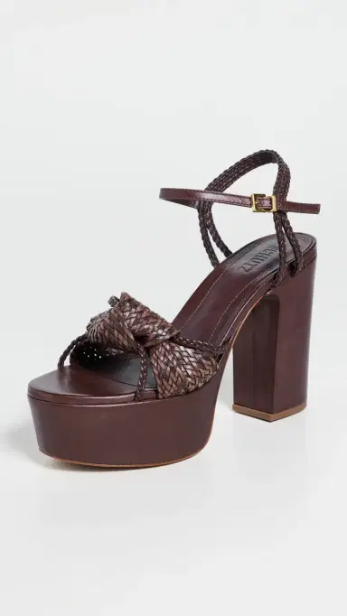 Schutz Kalina Platform Heels Root Brown | Thumbnail 2 Schutz Kalina Platform Heels Root Brown | Thumbnail 2