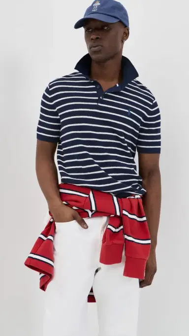 Polo Ralph Lauren Johnny Collar Polo Bright Navy Combo M | Thumbnail 2