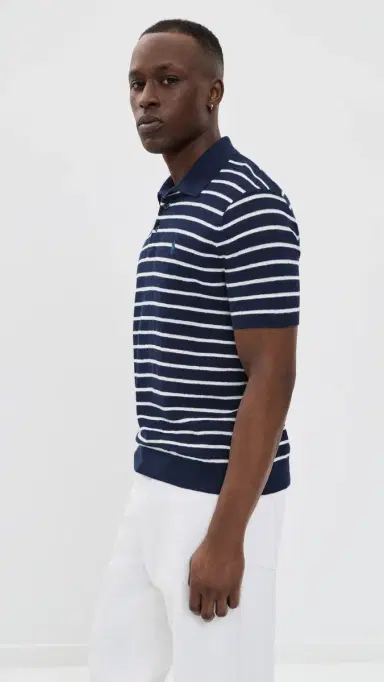 Polo Ralph Lauren Johnny Collar Polo Bright Navy Combo M | Thumbnail 4
