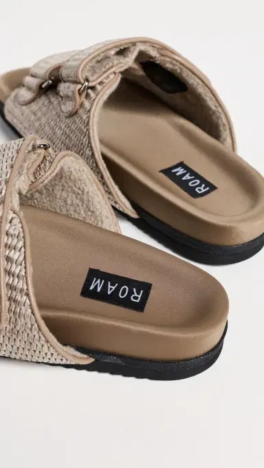 ROAM The Double Slider Sandals Natural | Thumbnail 4
