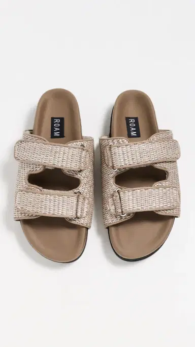 ROAM The Double Slider Sandals Natural | Thumbnail 5