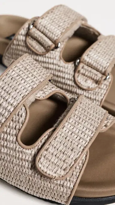 ROAM The Double Slider Sandals Natural | Thumbnail 6