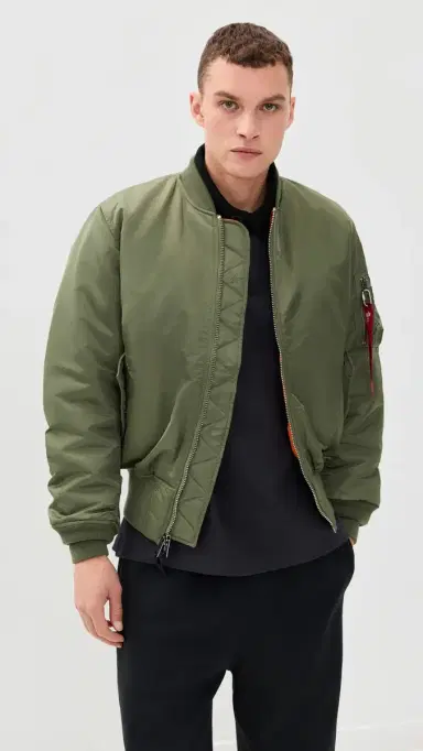 Alpha Industries MA-1 Heritage Fit Flight Jacket Sage | Thumbnail 2
