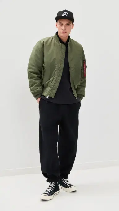 Alpha Industries MA-1 Heritage Fit Flight Jacket Sage | Thumbnail 5
