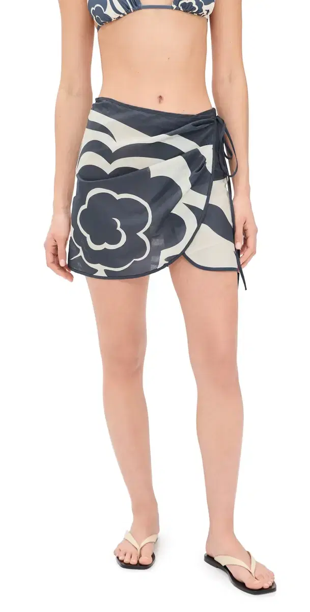 Lilou Sarong Liora Charcoal Blue