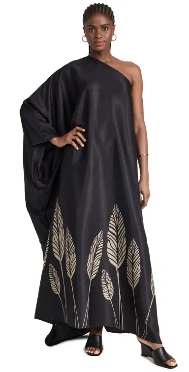 DIARRABLU Satu Dress Palms Noir M | Thumbnail 1