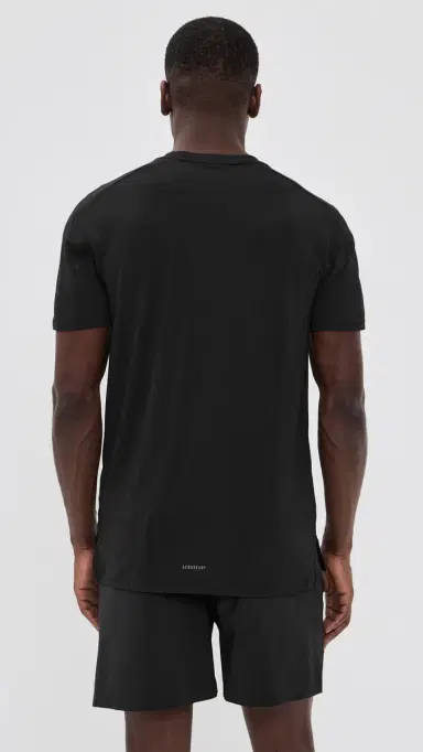 Adidas Designed For Training Workout Tee Black L | Thumbnail 3