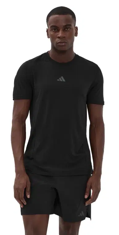 Adidas Designed For Training Workout Tee Black L | Thumbnail 1