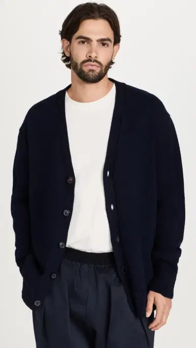 Maison Margiela Elbow Patch Cardigan | Thumbnail 2