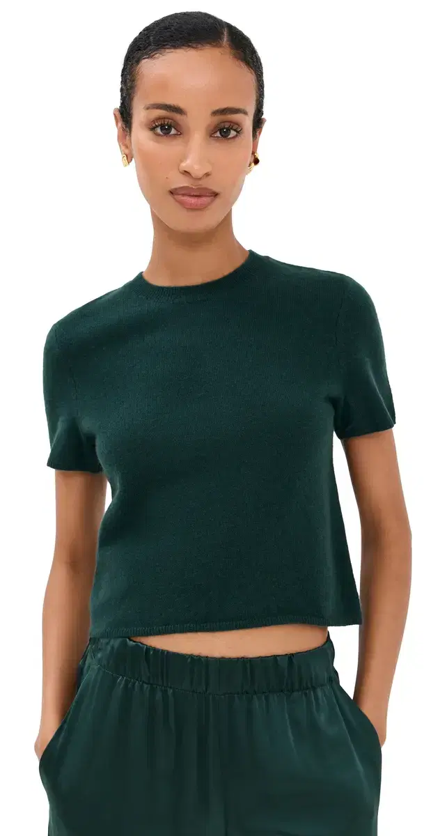 Charleston Relaxed Cashmere Crewneck Tee Sacramento