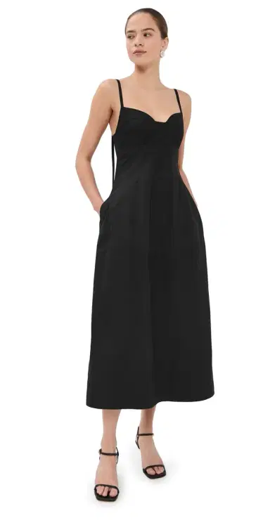 Co Bustier Cut Dress Black L | Thumbnail 1