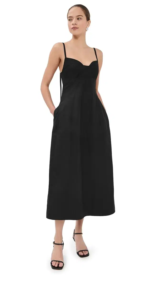 CO Bustier Cut Dress Black