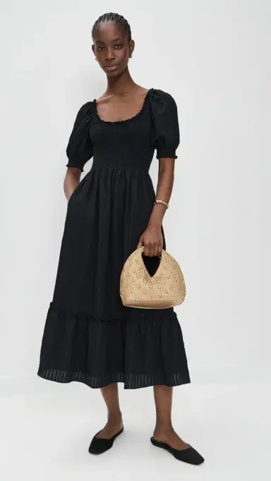 Hill House Home The Louisa Nap Dress Black | Thumbnail 5 Hill House Home The Louisa Nap Dress Black | Thumbnail 5