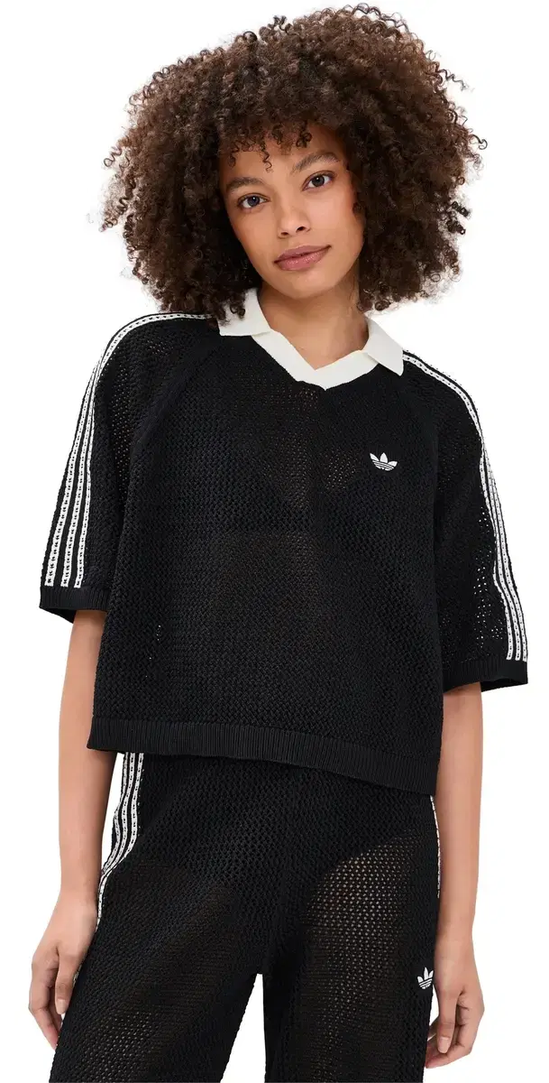 Crochet Polo Black
