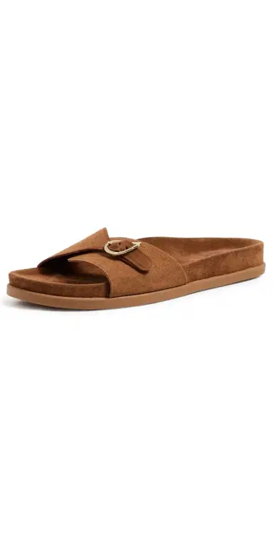 Ancient Greek Sandals Stoa Footbed Sandals Rust | Thumbnail 1