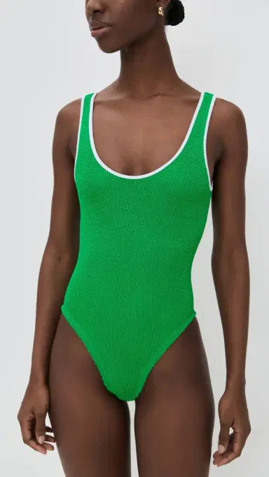 Hunza G Faye One Piece Emerald One Size | Thumbnail 5