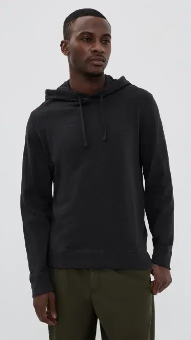 Faherty Sunwashed Slub Hoodie Ridge Black | Thumbnail 2 Faherty Sunwashed Slub Hoodie Ridge Black | Thumbnail 2