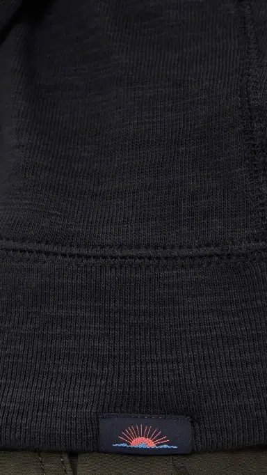 Faherty Sunwashed Slub Hoodie Ridge Black | Thumbnail 6 Faherty Sunwashed Slub Hoodie Ridge Black | Thumbnail 6