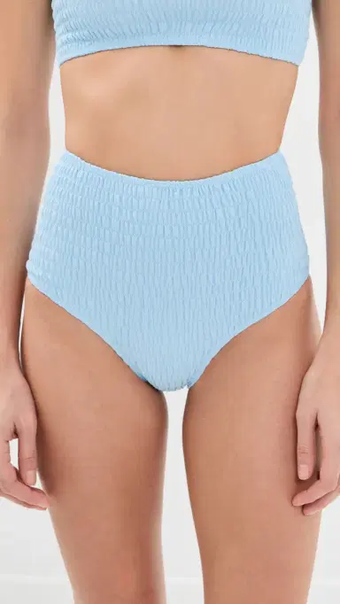 Sea Amabel Smocked Bikini Bottoms | Thumbnail 2