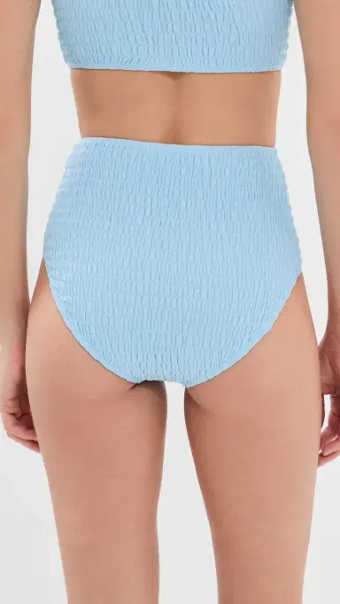 Sea Amabel Smocked Bikini Bottoms | Thumbnail 3