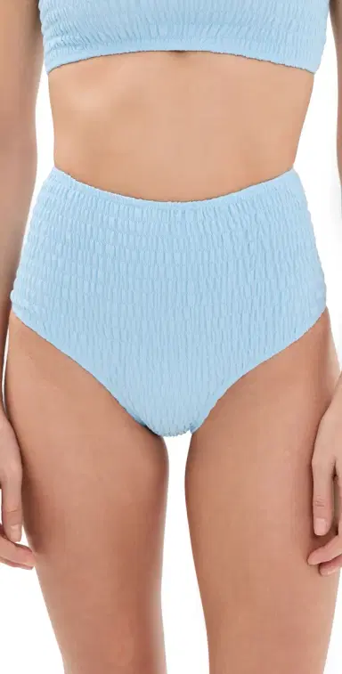 Sea Amabel Smocked Bikini Bottoms | Thumbnail 1