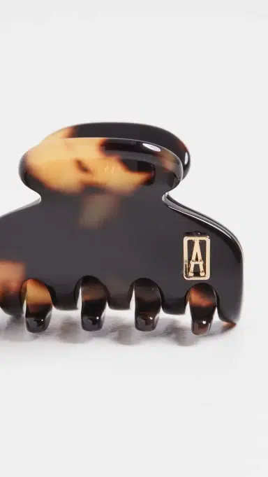 Alexandre de Paris Small Jaw Clip Tokyo Tortoise One Size | Thumbnail 5